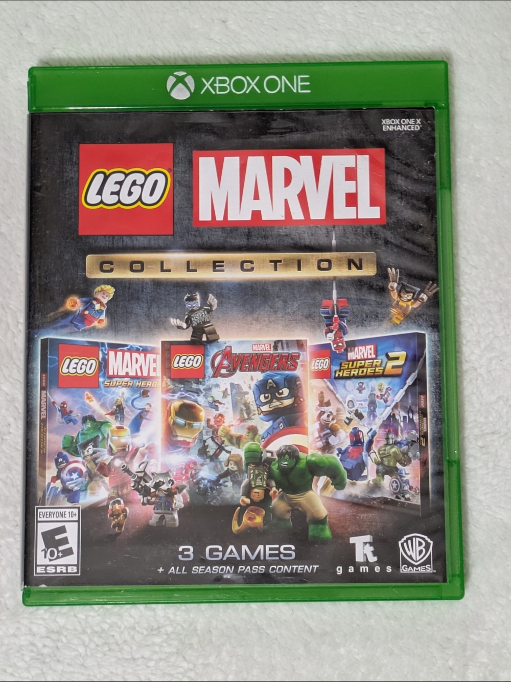 LEGO Marvel Collection (Xbox One) – 3 Games (2-Disc Set) CIB Heavily Played